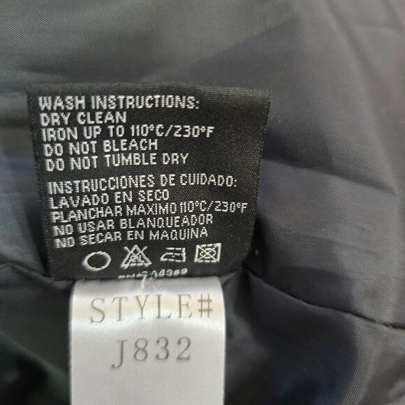 YMI Pea Coat Juniors Sz S Double Breasted w Back Tab Charcoal Gray Wool Blend - Picture 7 of 9